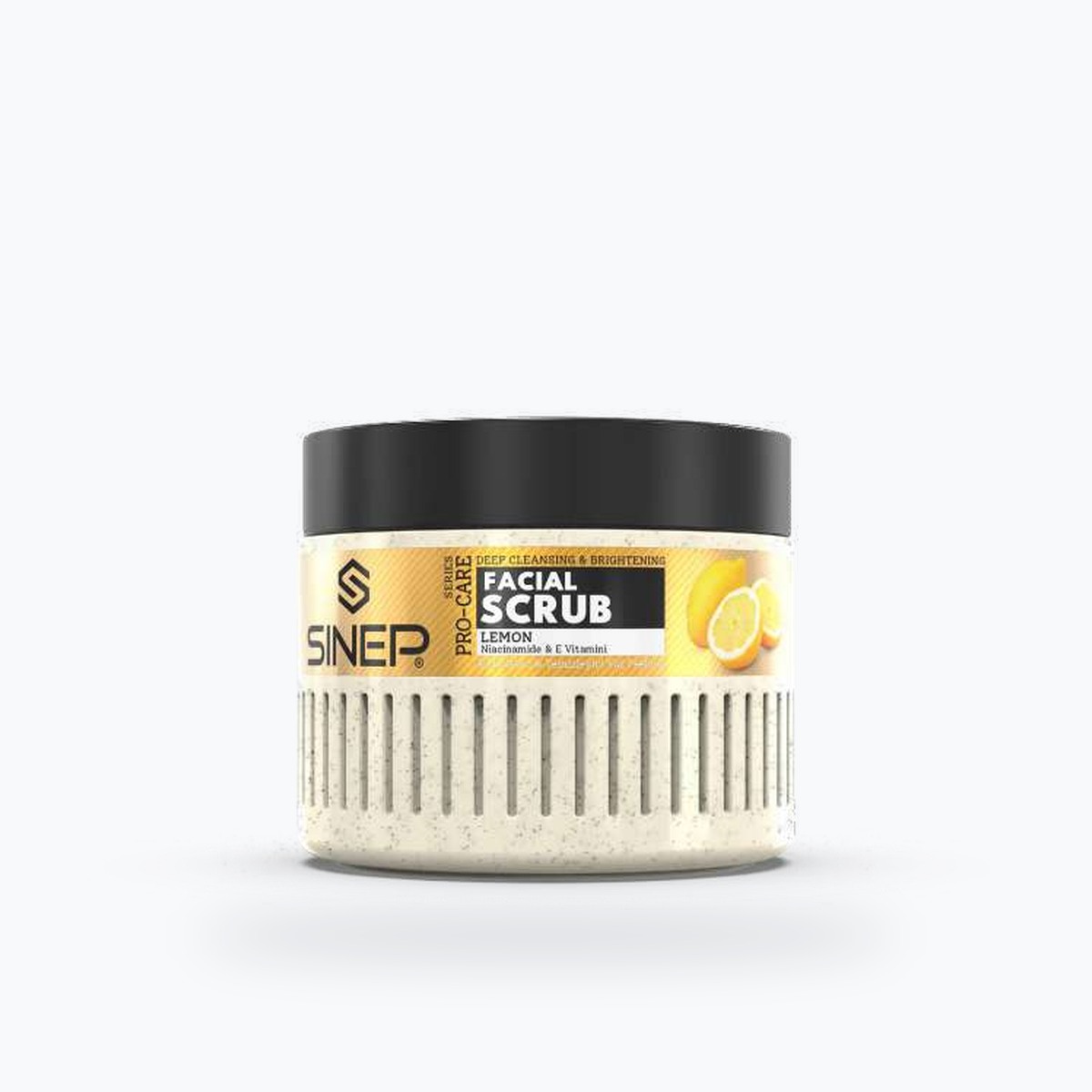 Sinep Facial Scrub with Vitamin E - Lemon (400 ml, pcs)