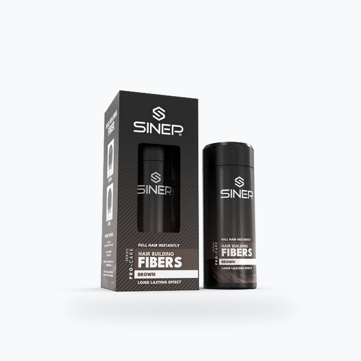 Sinep Hair Building Fibers - Brown (30 g, pcs)