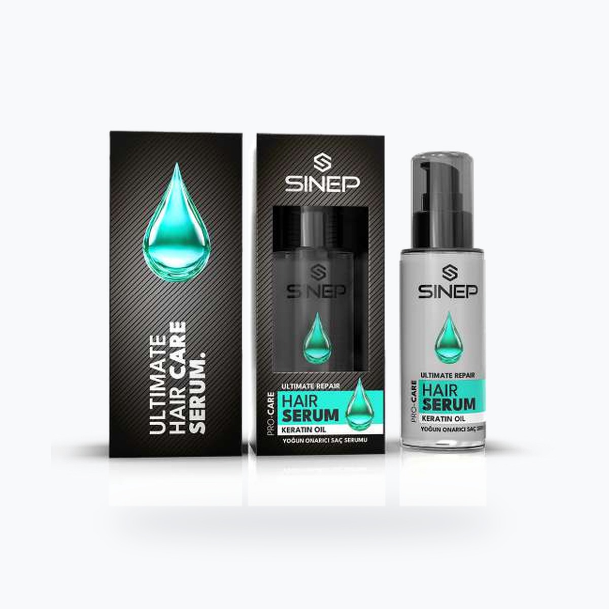 Sinep Intense Moisturizing Hair Serum - Keratin (75 ml, pcs)